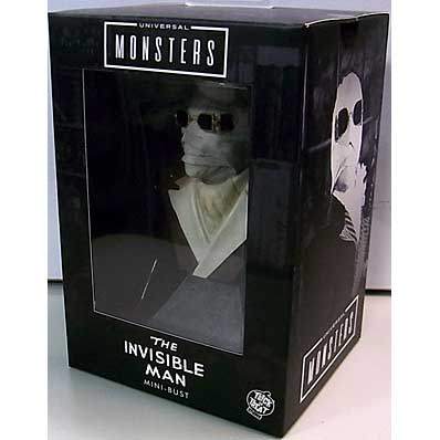 TRICK OR TREAT STUDIOS MINI BUST UNIVERSAL MONSTERS THE INVISIBLE MAN