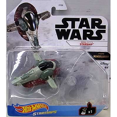 MATTEL HOT WHEELS STAR WARS DIE-CAST VEHICLE 2021 BOBA FETT'S STARSHIP