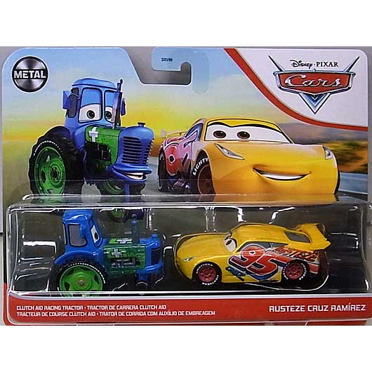 MATTEL CARS 2021 2PACK CLUTCH AID RACING TRACTOR & RUST-EZE CRUZ RAMIREZ