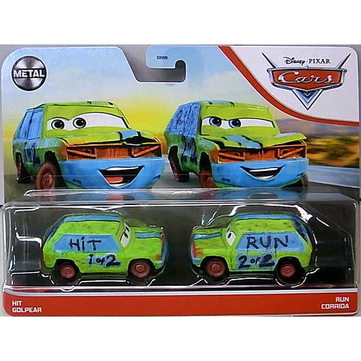 MATTEL CARS 2021 2PACK HIT & RUN