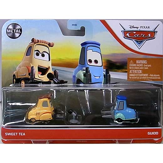 MATTEL CARS 2021 2PACK SWEET TEA & GUIDO