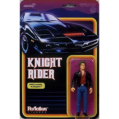 SUPER 7 REACTION FIGURES 3.75インチアクションフィギュア KNIGHT RIDER MICHAEL KNIGHT