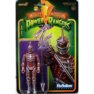 SUPER 7 REACTION FIGURES 3.75インチアクションフィギュア MIGHTY MORPHIN POWER RANGERS WAVE 2 LORD ZEDD