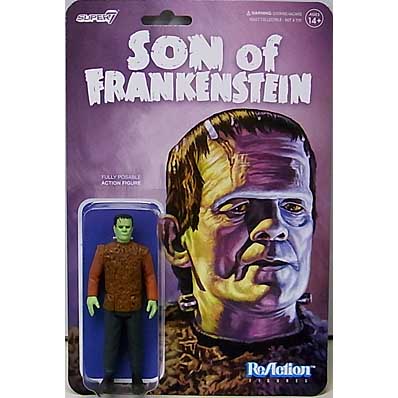 SUPER 7 REACTION FIGURES 3.75インチアクションフィギュア UNIVERSAL MONSTERS SON OF FRANKENSTEIN FRANKENSTEIN