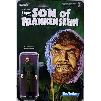 SUPER 7 REACTION FIGURES 3.75インチアクションフィギュア UNIVERSAL MONSTERS SON OF FRANKENSTEIN YGOR