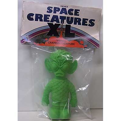 LAST RESORT TOYS SPACE CREATURES XLシリーズ VEINED CRANIUM CREATURE [GREEN]