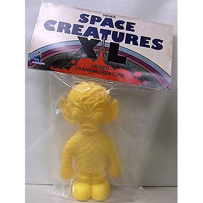 LAST RESORT TOYS SPACE CREATURES XLシリーズ VEINED CRANIUM CREATURE [YELLOW]