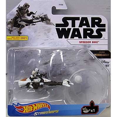 MATTEL HOT WHEELS STAR WARS DIE-CAST VEHICLE 2021 SPEEDER BIKE