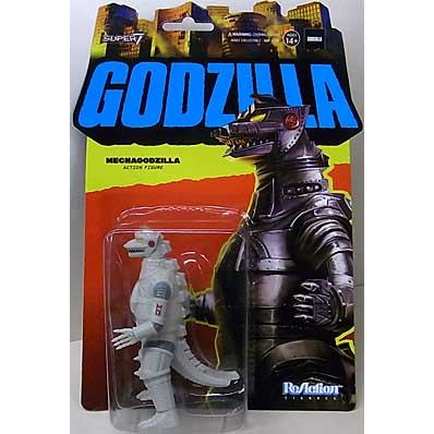 SUPER 7 REACTION FIGURES 3.75インチアクションフィギュア TOHO WAVE 1 MECHAGODZILLA 1974