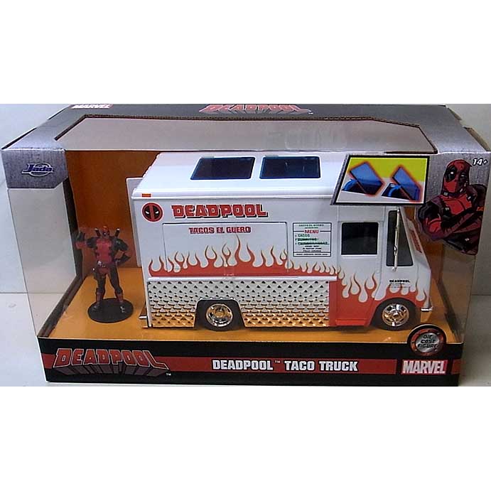 JADA TOYS METALS DIE CAST 1/24スケール DEADPOOL TACO TRUCK [WHITE]