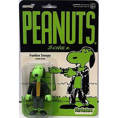 SUPER 7 REACTION FIGURES 3.75インチアクションフィギュア PEANUTS WAVE 5 FRANKEN SNOOPY