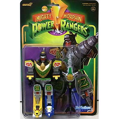 SUPER 7 REACTION FIGURES 6インチアクションフィギュア MIGHTY MORPHIN POWER RANGERS WAVE 3 DRAGONZORD [BATTLE MODE]