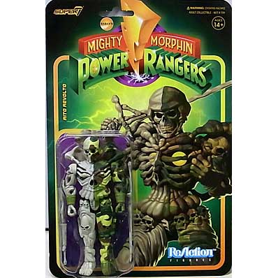 SUPER 7 REACTION FIGURES 3.75インチアクションフィギュア MIGHTY MORPHIN POWER RANGERS WAVE 3 RITO REVOLTO