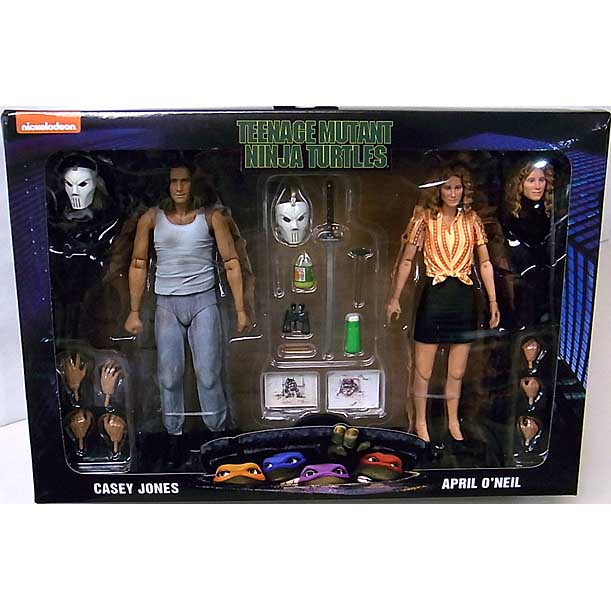 NECA TEENAGE MUTANT NINJA TURTLES [1990 MOVIE] 7インチアクションフィギュア 2PACK CASEY JONES &amp; APRIL ONEIL