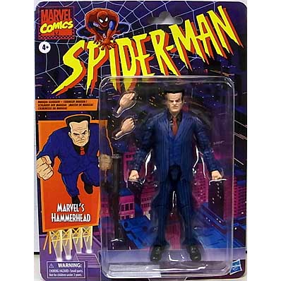 HASBRO MARVEL LEGENDS 2022 RETRO 6-INCH COLLECTION SPIDER-MAN MARVEL'S HAMMERHEAD