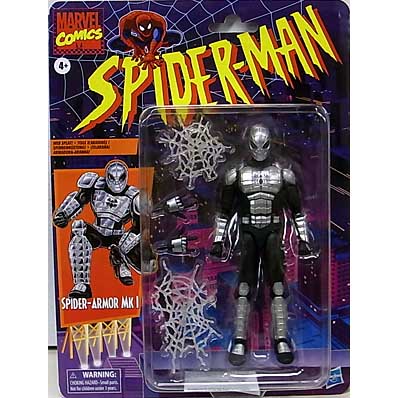 HASBRO MARVEL LEGENDS 2022 RETRO 6-INCH COLLECTION SPIDER-MAN SPIDER-ARMOR MK I