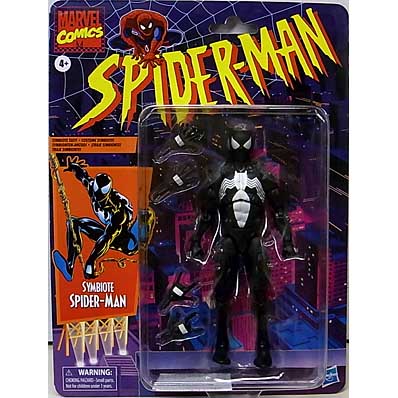 HASBRO MARVEL LEGENDS 2022 RETRO 6-INCH COLLECTION SPIDER-MAN SYMBIOTE SPIDER-MAN