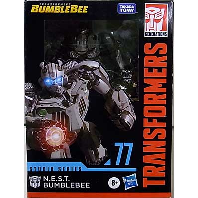 HASBRO TRANSFORMERS STUDIO SERIES DELUXE CLASS N.E.S.T. BUMBLEBEE #77