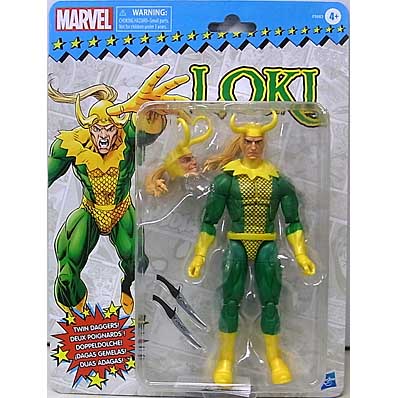 HASBRO MARVEL LEGENDS 2022 RETRO 6-INCH COLLECTION LOKI