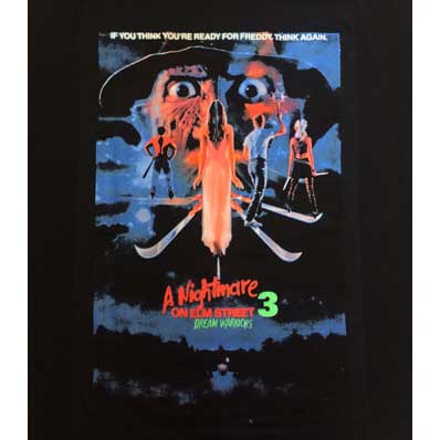 A NIGHTMARE ON ELM STREET 3 / エルム街の悪夢3 / 惨劇の館 (ポスター)