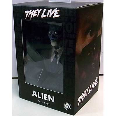 TRICK OR TREAT STUDIOS MINI BUST THEY LIVE ALIEN