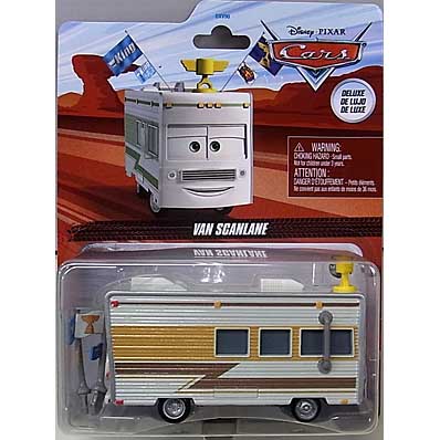 台紙傷み特価 MATTEL CARS 2022 DELUXE VAN SCANLANE