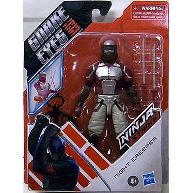 台紙傷み特価 HASBRO 映画版 SNAKE EYES: G.I. JOE ORIGINS 6インチアクションフィギュア NIGHT CREEPER