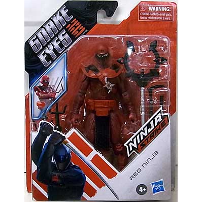 HASBRO 映画版 SNAKE EYES: G.I. JOE ORIGINS 6インチアクションフィギュア RED NINJA