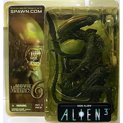 ブリスターヤケ特価 McFARLANE MOVIE MANIACS 6 ALIEN 3 DOG ALIEN