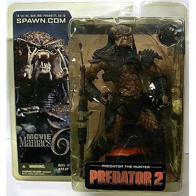 ブリスターヤケ特価 McFARLANE MOVIE MANIACS 6 PREDATOR 2 PREDATOR THE HUNTER