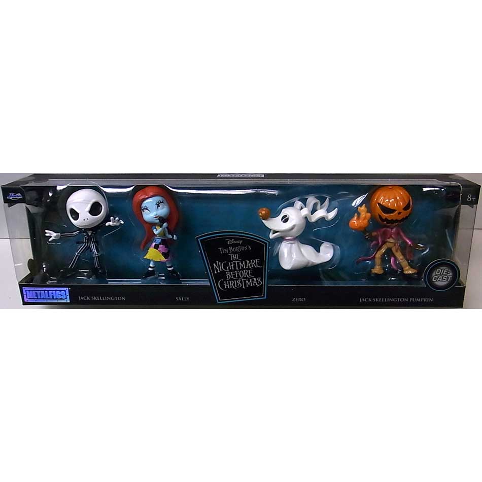 パッケージワレ特価 JADA TOYS METALS DIE CAST 2.5インチフィギュア THE NIGHTMARE BEFORE CHRISTMAS 4PACK