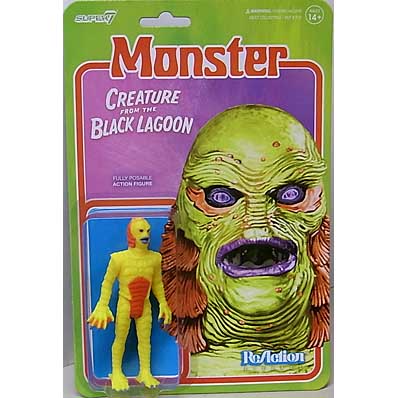 SUPER 7 REACTION FIGURES 3.75インチアクションフィギュア UNIVERSAL MONSTERS CREATURE FROM THE BLACK LAGOON [COSTUME COLORS]