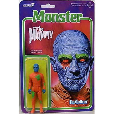 SUPER 7 REACTION FIGURES 3.75インチアクションフィギュア UNIVERSAL MONSTERS THE MUMMY [COSTUME COLORS]