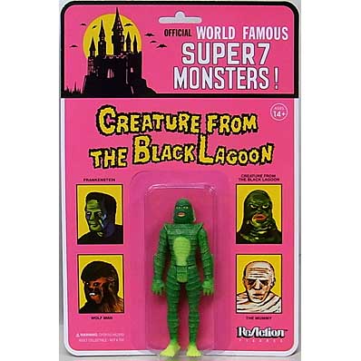 SUPER 7 REACTION FIGURES 3.75インチアクションフィギュア UNIVERSAL MONSTERS SUPER CREATURE [NARROW SCULPT ON CARD]