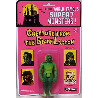 SUPER 7 REACTION FIGURES 3.75インチアクションフィギュア UNIVERSAL MONSTERS SUPER CREATURE [WIDE SCULPT ON CARD]