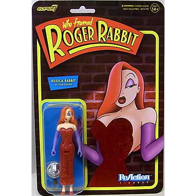 SUPER 7 REACTION FIGURES 3.75インチアクションフィギュア WHO FRAMED ROGER RABBIT WAVE 1 JESSICA RABBIT