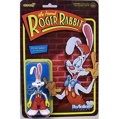 SUPER 7 REACTION FIGURES 3.75インチアクションフィギュア WHO FRAMED ROGER RABBIT WAVE 1 ROGER RABBIT