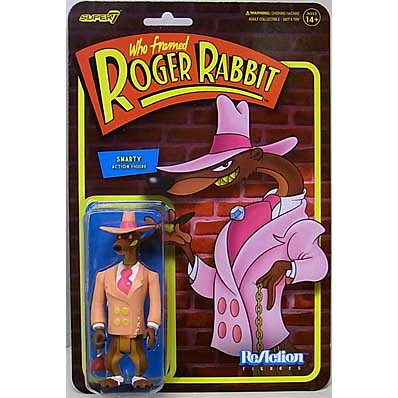 ワケアリ特価 SUPER 7 REACTION FIGURES 3.75インチアクションフィギュア WHO FRAMED ROGER RABBIT WAVE 1 SMARTY