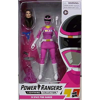 パッケージ傷み特価 HASBRO POWER RANGERS LIGHTNING COLLECTION 6インチアクションフィギュア IN SPACE PINK RANGER