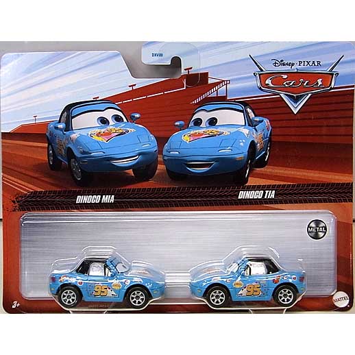 MATTEL CARS 2022 2PACK DINOCO MIA & DINOCO TIA