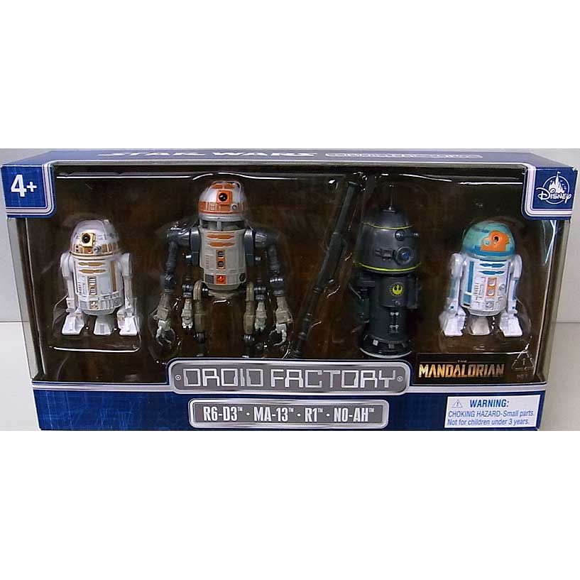 STAR WARS USAディズニーテーマパーク限定 THE MANDALORIAN DROID FACTORY 4PACK [R6-D3、MA-13、R1、N0-AH]