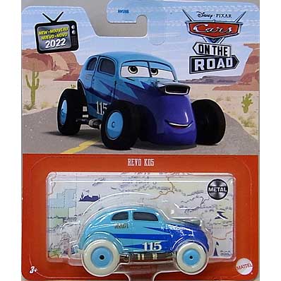 台紙傷み特価 MATTEL CARS ON THE ROAD シングル REVO KOS