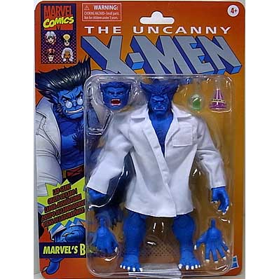 HASBRO MARVEL LEGENDS 2022 RETRO 6-INCH COLLECTION THE UNCANNY X-MEN MARVEL'S BEAST