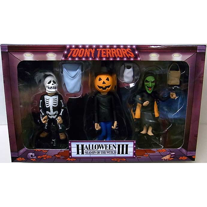 NECA TOONY TERRORS HALLOWEEN III: SEASON OF THE WITCH TRICK OR TREATERS 3PACK