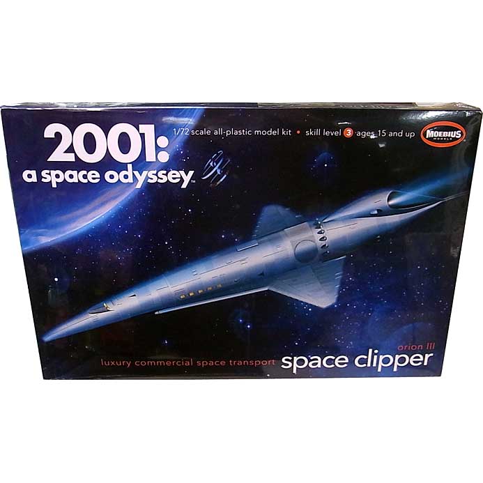 メビウスモデル 1/72スケール 2001年宇宙の旅 オリオン号 スペースクリッパー 組み立て式プラモデル