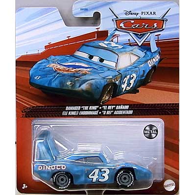 MATTEL CARS 2022 シングル DAMAGED THE KING