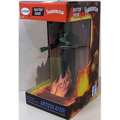 NYCC 2022 SUPER 7 REACTION FIGURES 3.75インチアクションフィギュア UNIVERSAL MONSTERS FRANKENSTEIN [FIRE BOX]