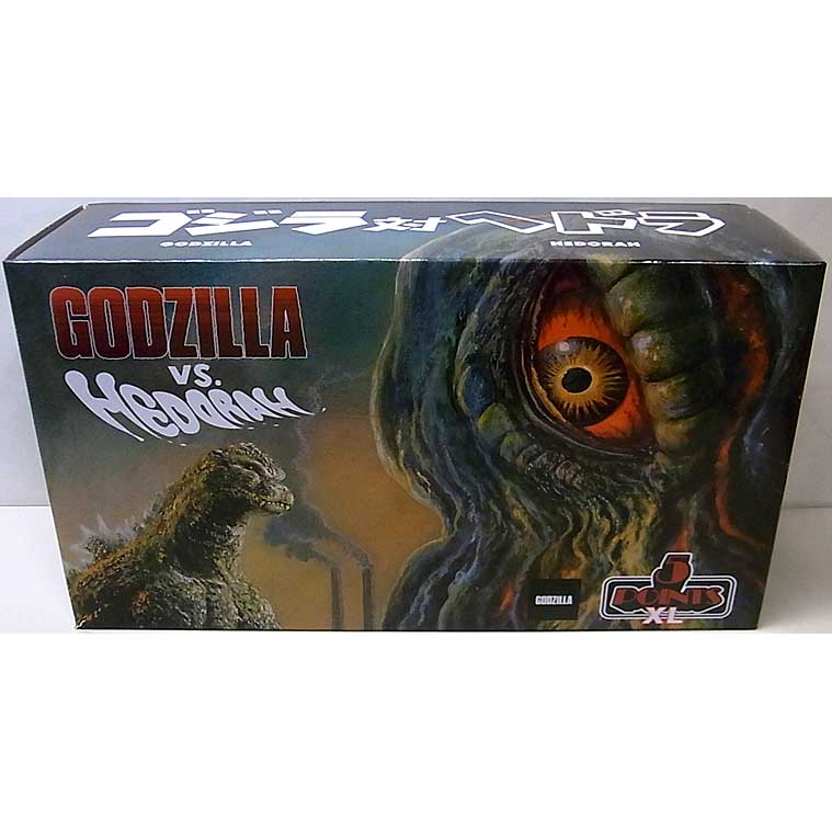 パッケージ傷み特価 MEZCO 5 POINTS XL GODZILLA VS HEDORAH (1971) THREE FIGURE BOXED SET