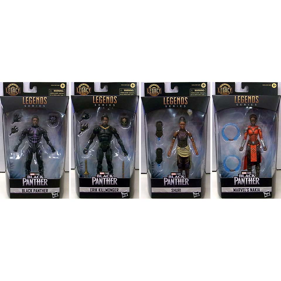 HASBRO MARVEL LEGENDS 2022 BLACK PANTHER LEGACY COLLECTION 4種セット
