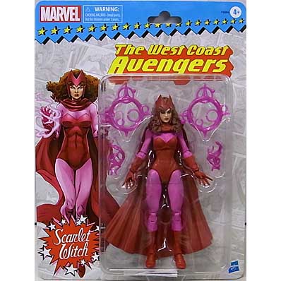 HASBRO MARVEL LEGENDS 2022 RETRO 6-INCH COLLECTION THE WEST COAST AVENGERS SCARLET WITCH